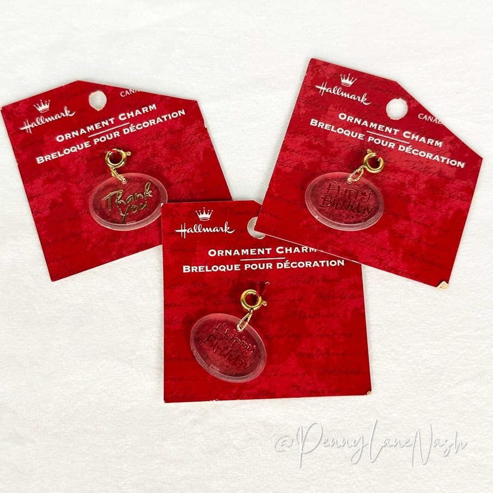 NWT Hallmark Keepsake Ornament Charms Lot of 3 - Picture 1 of 2